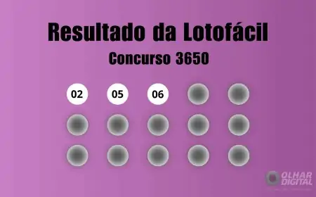 Resultado da Lotofácil de hoje: veja números e ganhadores do concurso 3650 (terça, 31/03)